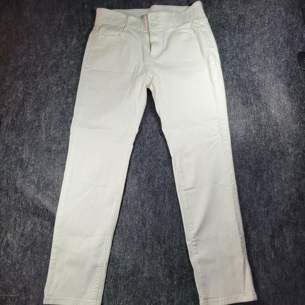Apt-9 Women's White and Cream Trousers